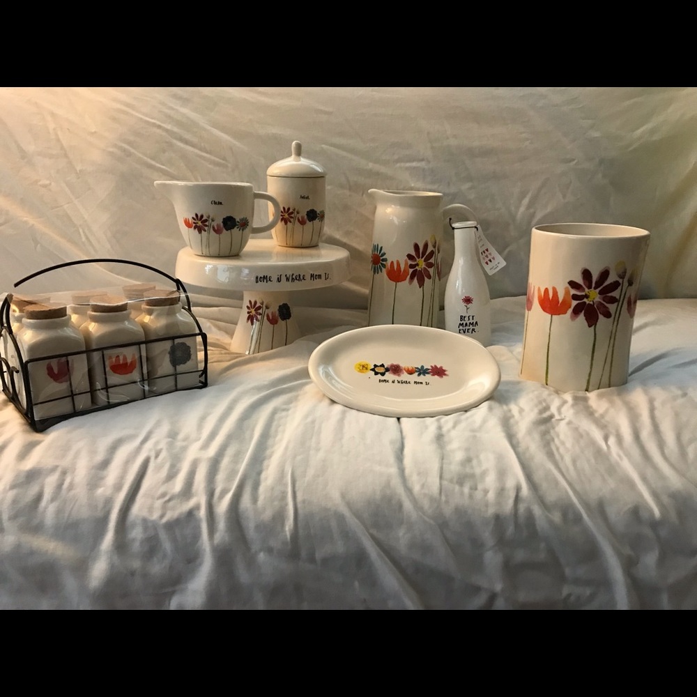 14 pc RAE DUNN MOTHERS DAY FLORAL BUNDLE